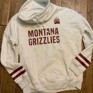 Montana Grizzlies cowl neck sweatshirt. Large. Chest 24”, length 25”, sleeve 27”